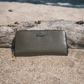 TE - Accordion Zip Around RFID Wallet for Women (Gold) - COLDFIRE